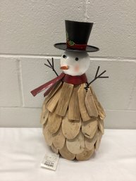 Wood & Metal Snowman