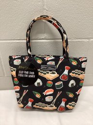 New With Tags Betsey Johnson Sushi Lunch Tote