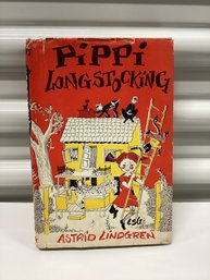 1950 Pippi Longstocking Hardcover With Dust Jacket