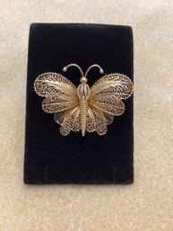 Vintage Butterfly Brooch