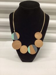 Wooden Circles Necklace