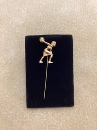 Lady Bowler Stick Pin