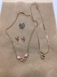 Cute Avon Heart & Flower Jewelry