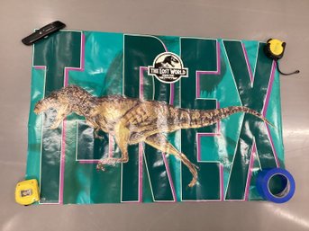 1997 Jurassic Park The Lost World T-Rex Poster