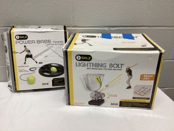 Sklz Lightning Bolt Pitching Machine & Power Base Tennis Trainer