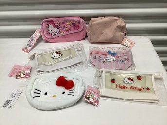 New With Tags Hello Kitty & My Melody Pouches/ Makeup Bags