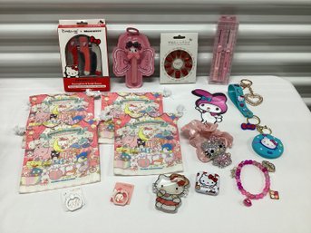 Hello Kitty New Beauty Items, Drawstring Mini Bags, Phone Pops