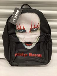 New With Tags Rock Sax Marilyn Manson Back Pack