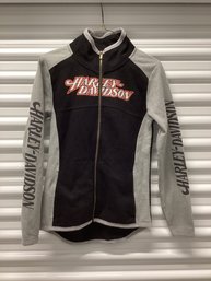 Harley Davidson Zip Up Jacket Top