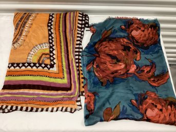 Bold Pattern Pashminas Incl Talbots