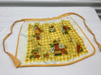 Vintage Terry Cloth Apron