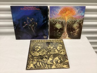 1960s The Moody Blues & Jethro Tull Vintage Vinyl Records