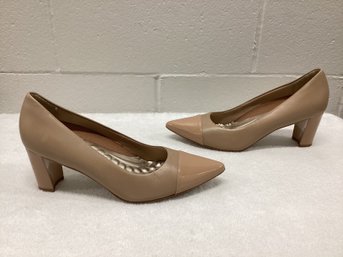 Made In Brazil Nude Walking Cradle Pumps