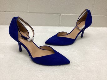 Dream Pairs Royal Blue Heels With Ankle Strap