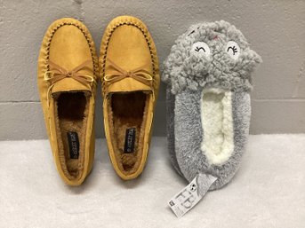 Slippers & NWT Slipper Socks