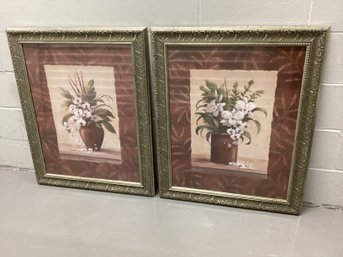 Pair Of Signed Vivian Flasch Prints