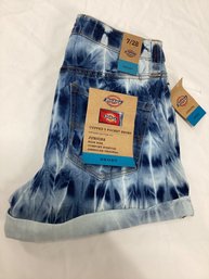 NWT Dickies Tie Dye Denim Shorts