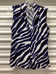 Calvin Klein Sleeveless Animal Print Top