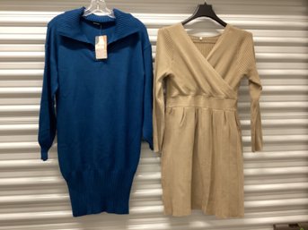Pair Of Sweater Dresses One NWT