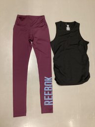 Reebok Work Out Pants & Athletic Works Ruched Tank