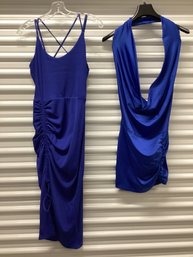 New With Tags Bright Blue Body Con Dresses
