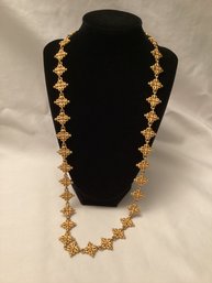 Vintage Anne Klein Clover Link Necklace