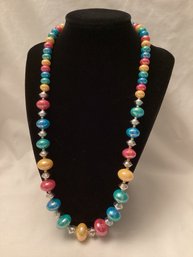 NOS Charmante Beaded Necklace With Original Tag