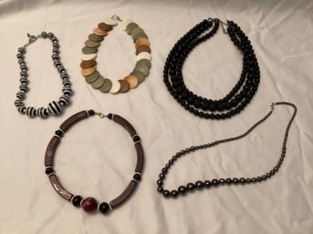 Collection Of Fun Fashion Necklaces