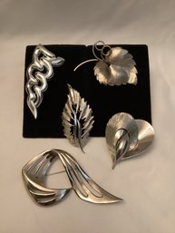 Silver Is Back! Classic Silver Tone Brooches