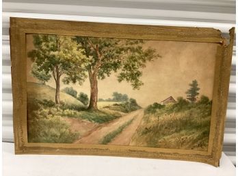 Antique Signed JW Clarke Painting