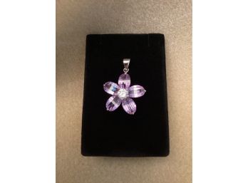 Marked 925 Flower Pendant