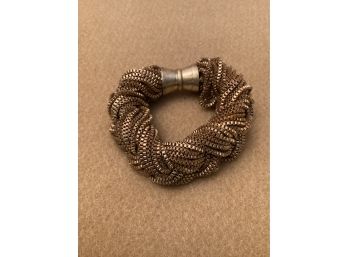 Nicole Miller Braided Bracelet With Magnetic Closure