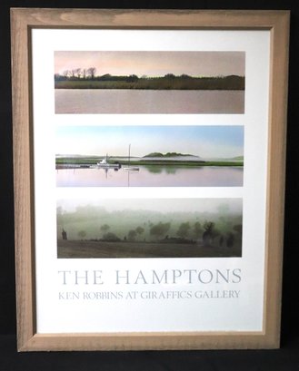 The Hamptons Exhibition Poster Of Ken Robbins Photographs.