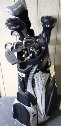 Sun Mountain Golf Bag With Callaway Irons And Ping Drivers And  More.