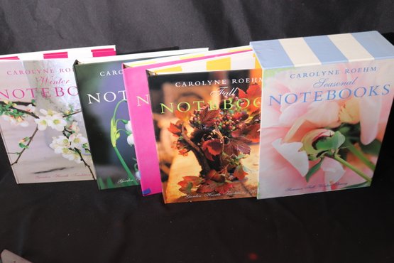 Carolyne Roehm Seasonal Notebooks Published By Harper Collins