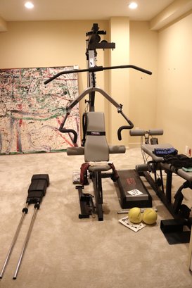 Pre-owned Precor Strength, Workout Machine, Leg Press, Massage Table And Reebok Step.