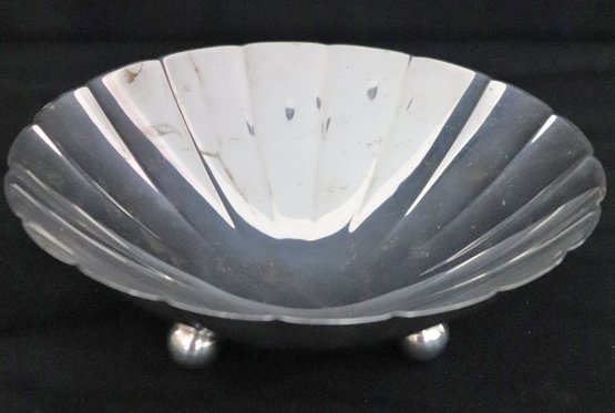 Tiffany And Co. Sterling Silver Footed Candy/nut Dish-signed