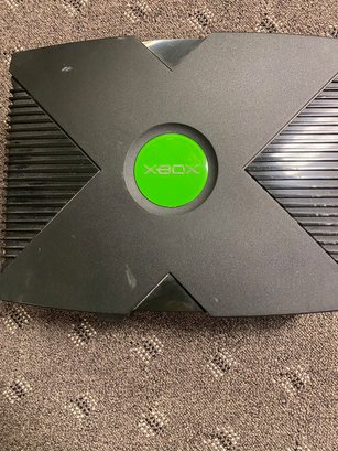 Original XBOX System With Controls And Cords As Pictured. Tested And Working