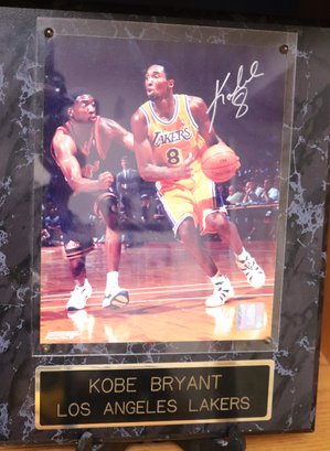 Kobe Bryant LA Lakers Autographed Wall Plaque 8x10 Photo File With COA From Sportscard  Shoppe At Bookmarx,