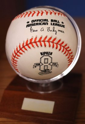 Cal Ripken JR. Autographed Baseball