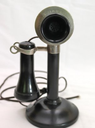 Original Vintage Gracraft Leich Electric Company Antique Candlestick Telephone.