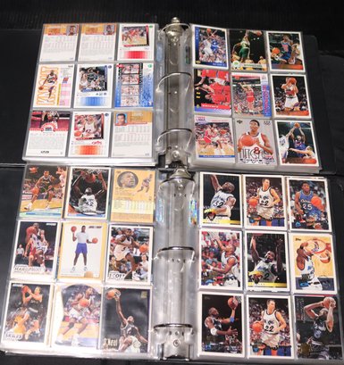 Collection Of Basketball Trading Cards