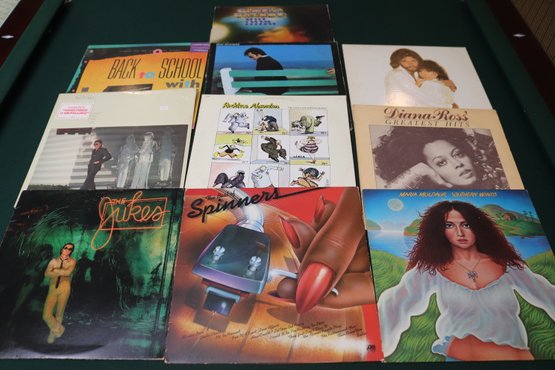 Lot Of 10 Vintage Record Albums With Sealed Boz Scaggs .