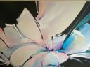 80s LG Contemporary Floral Painting By R Carroll Davis 3 X 5 Ft