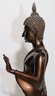 Solid Brass Sculpture Of Bali Princess With Embossed Marking, Carved Dragon Stamp & Wood Trinket Box