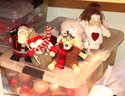 Large Lot Of Christmas Tree Ornaments, Nutcrackers, Stuffed Animal Decorations & More.