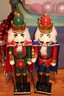 Large Lot Of Christmas Tree Ornaments, Nutcrackers, Stuffed Animal Decorations & More.