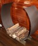 Restoration Hardware Large Marcus Eclipse Wood Log Holder