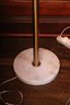 Modern 3 Light Brass Floor Lamp With Marble Base