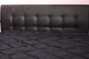 Modern Black Tufted Headboard Bed With Beauty Rest Select Mattress